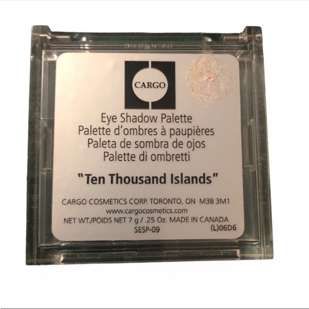 Vintage 00s Cargo Cosmetics Ten Thousand Islands Eyeshadow Palette Discontinued - Picture 2 of 3